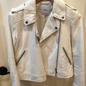 White Leather jacket